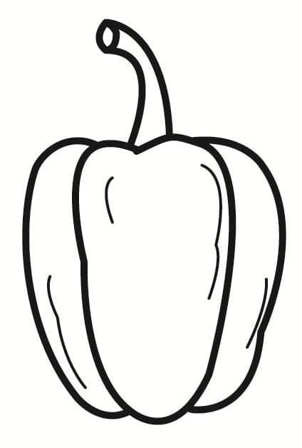 Bell Pepper For Free coloring page