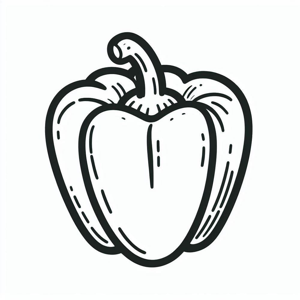 Bell Pepper Printable For Kids