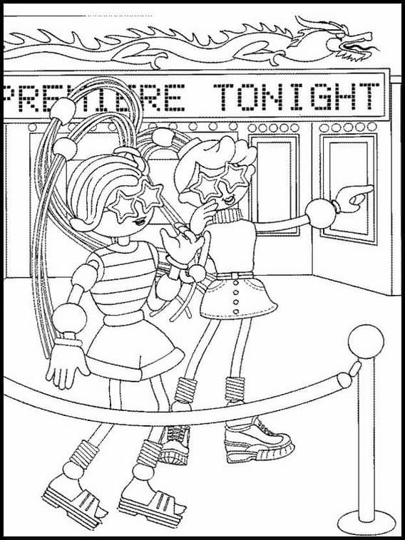 Betty Spaghetty Image coloring page