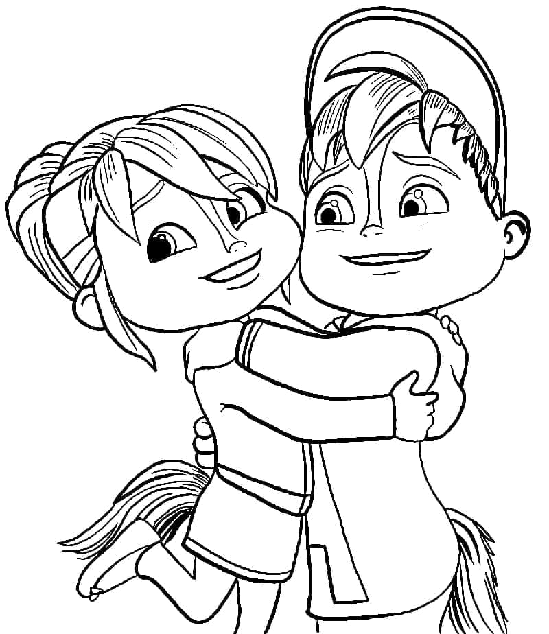 Brittany Hugs Alvin