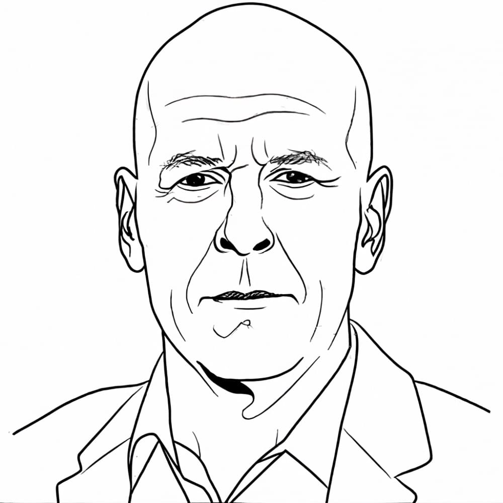 Bruce Willis Portrait