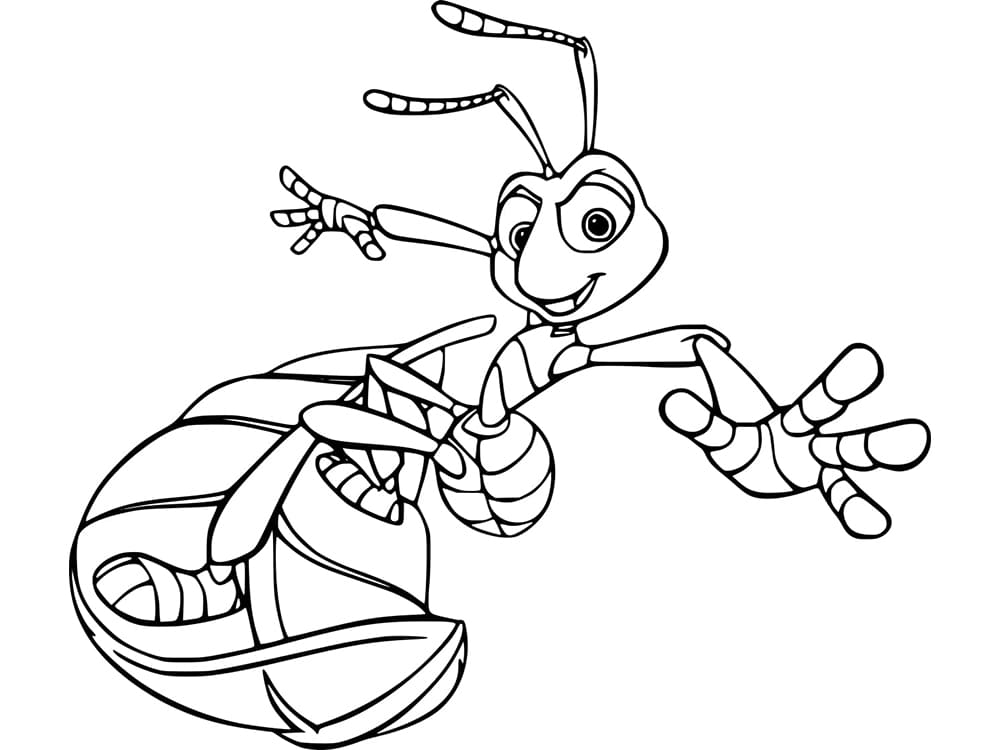 Cool Flik coloring page