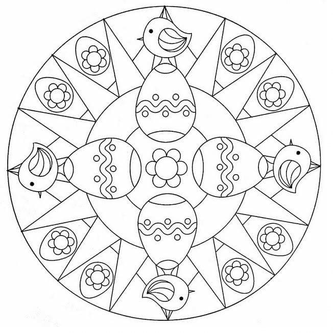 Easter Mandala Patterns