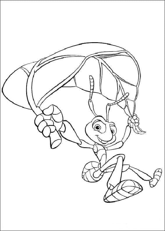 Flik from A Bug’s Life coloring page