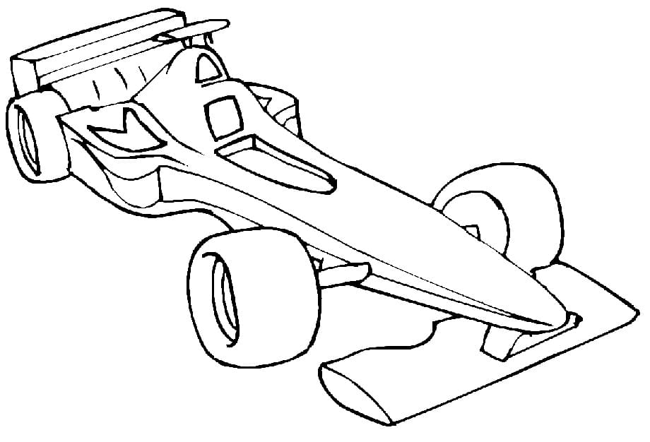 Formula One Autosport coloring page - Download, Print or Color Online ...
