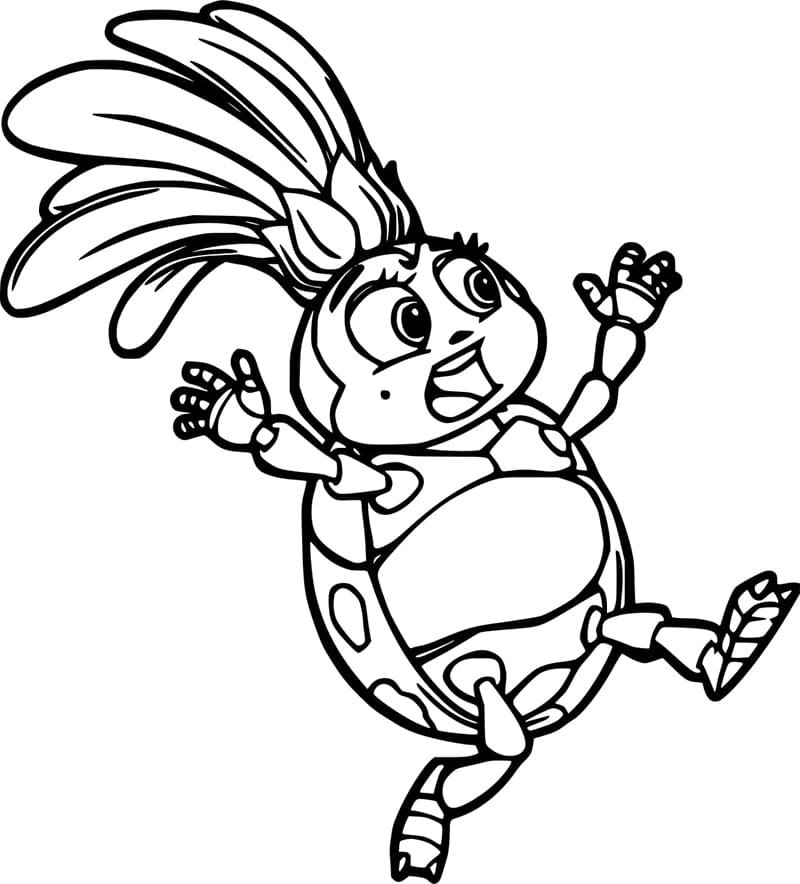 Francis A Bug’s Life coloring page