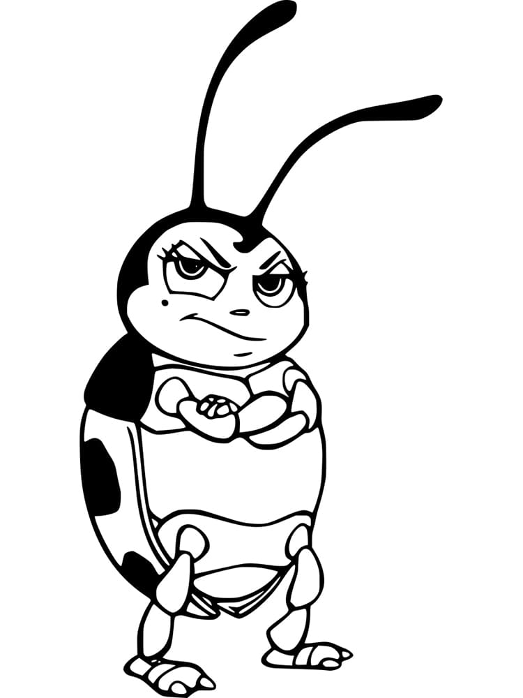 Francis from A Bug’s Life coloring page