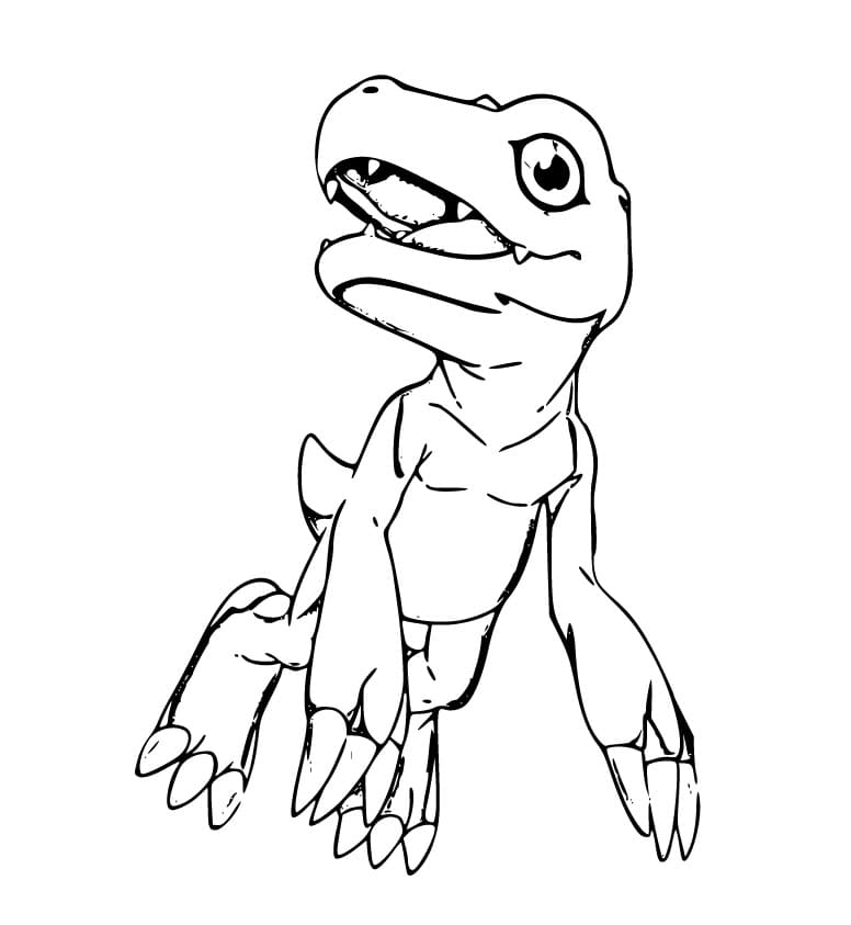 Free Printable Agumon