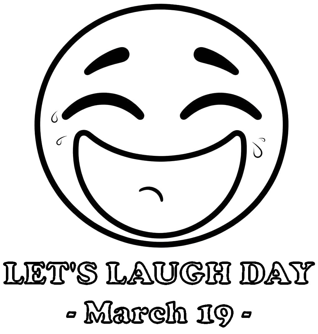 Free Printable Let's Laugh Day