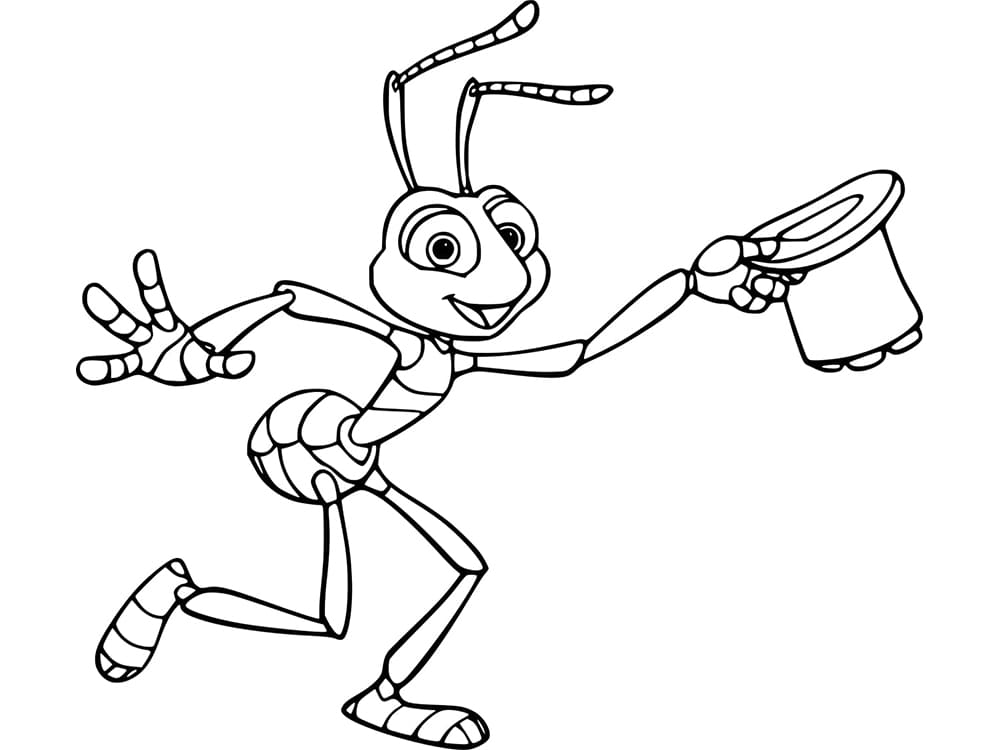 Funny Flik coloring page