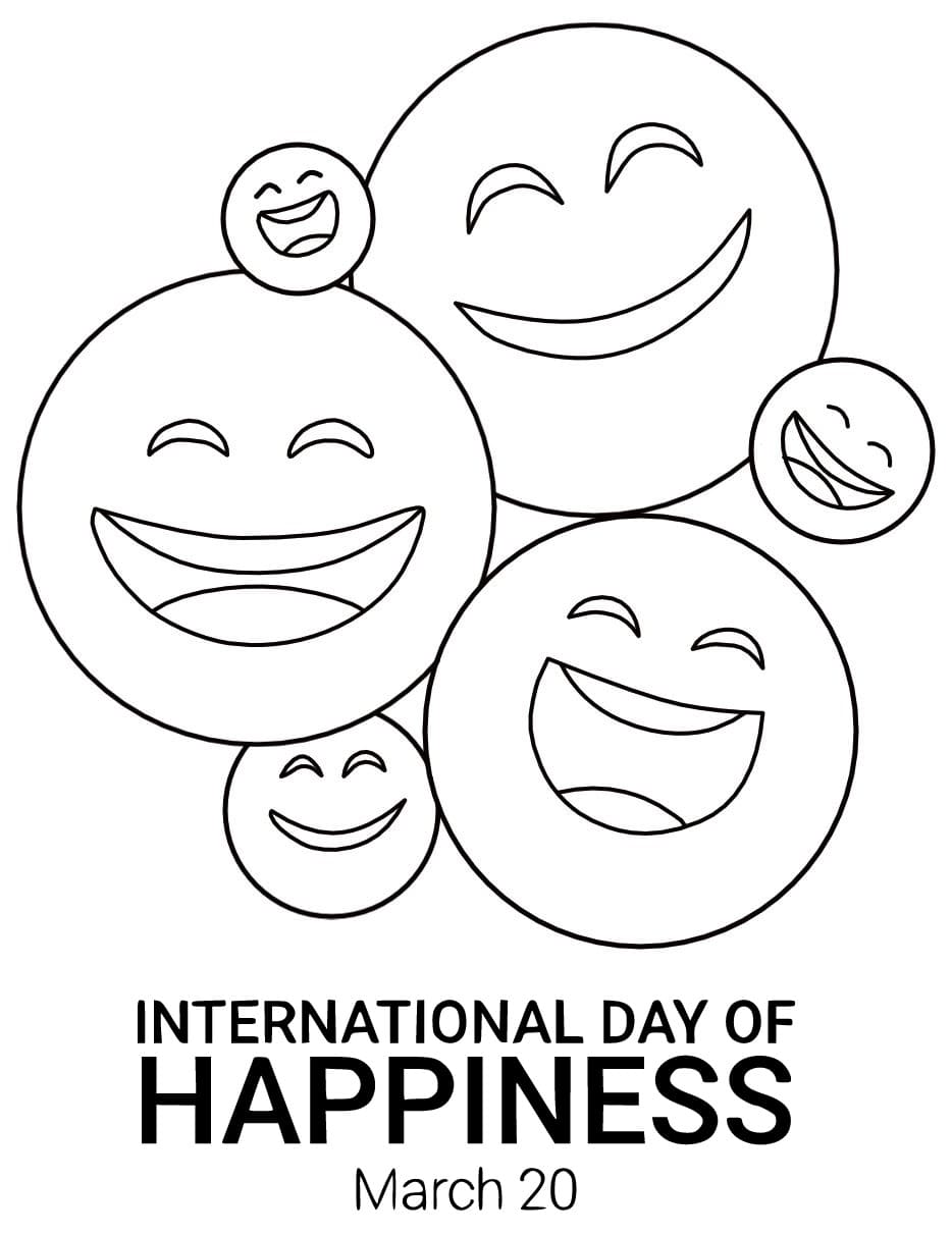 International Day of Happiness Emojis