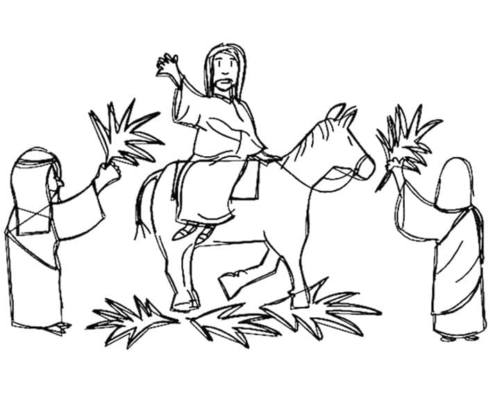 Jesus Returns On Palms Sunday