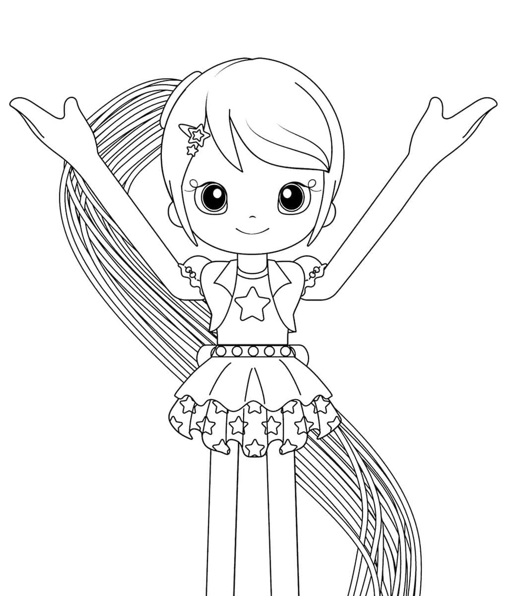 Lovely Betty Spaghetty coloring page