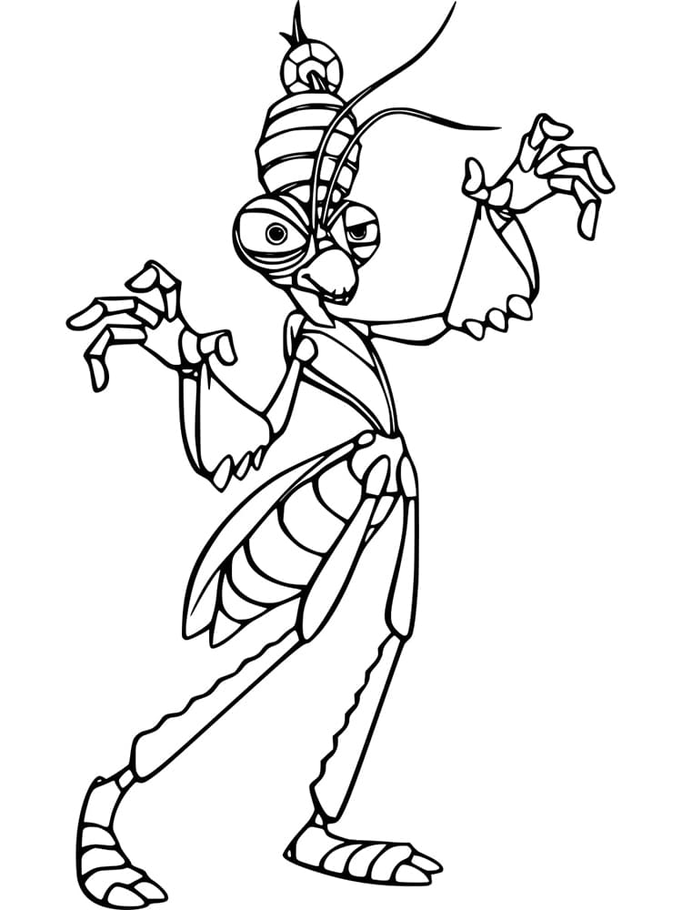 Manny A Bug’s Life coloring page