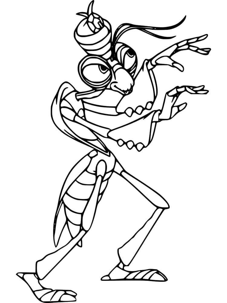 manny coloring page a bugs life