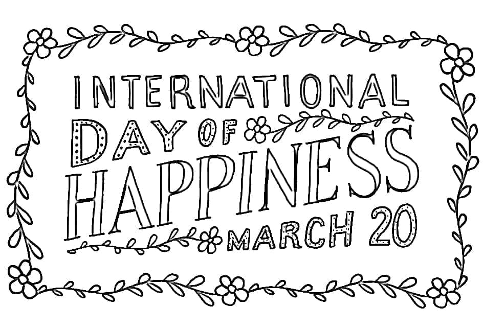 March 20 International Day of Happiness