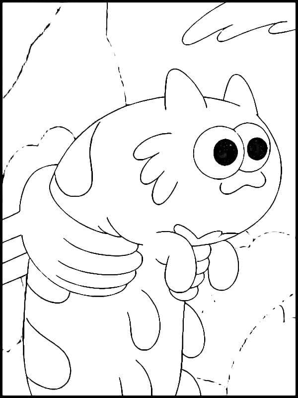 Pet Anne from Amphibia coloring page