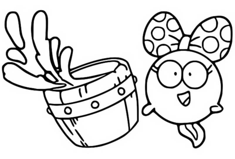 Polly Plantar Amphibia coloring page