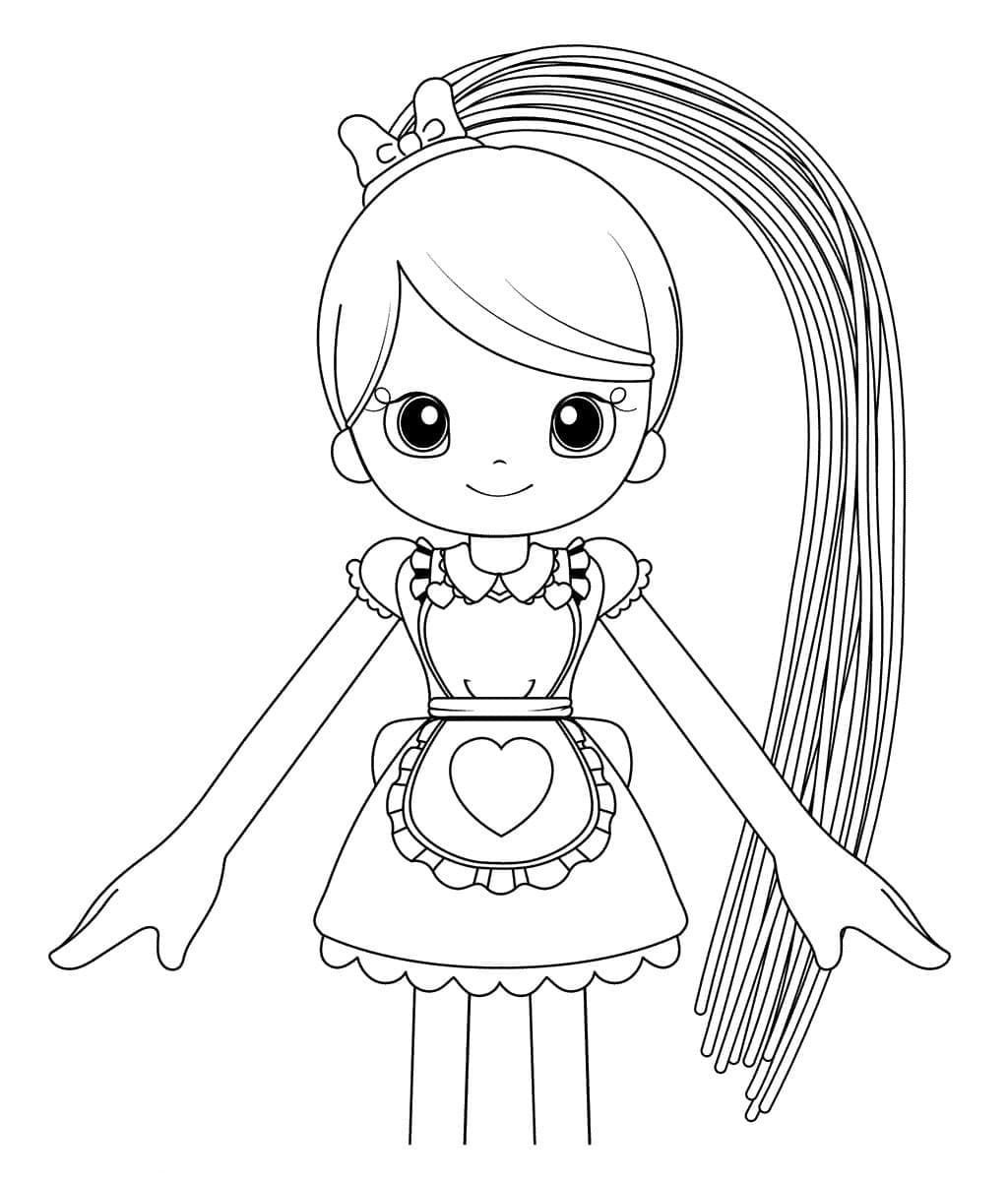 Pretty Betty Spaghetty coloring page