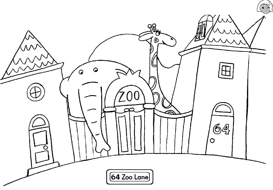 Printable 64 Zoo Lane