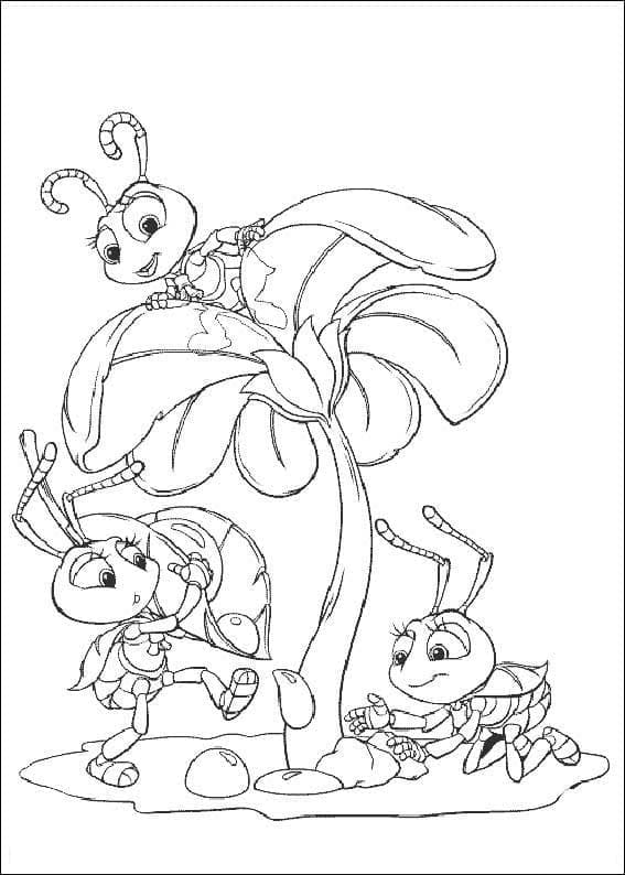 Printable A Bug’s Life coloring page