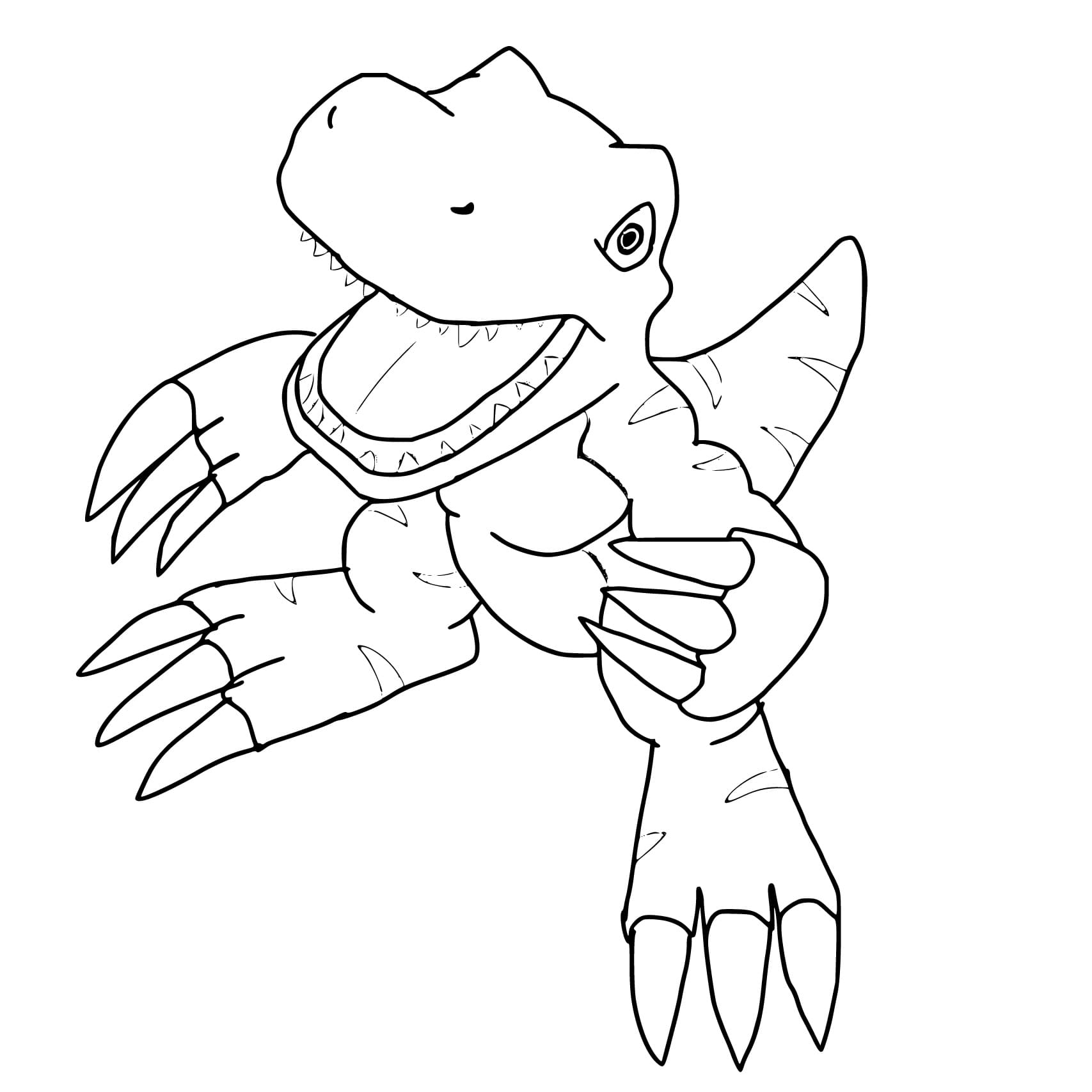 Printable Agumon