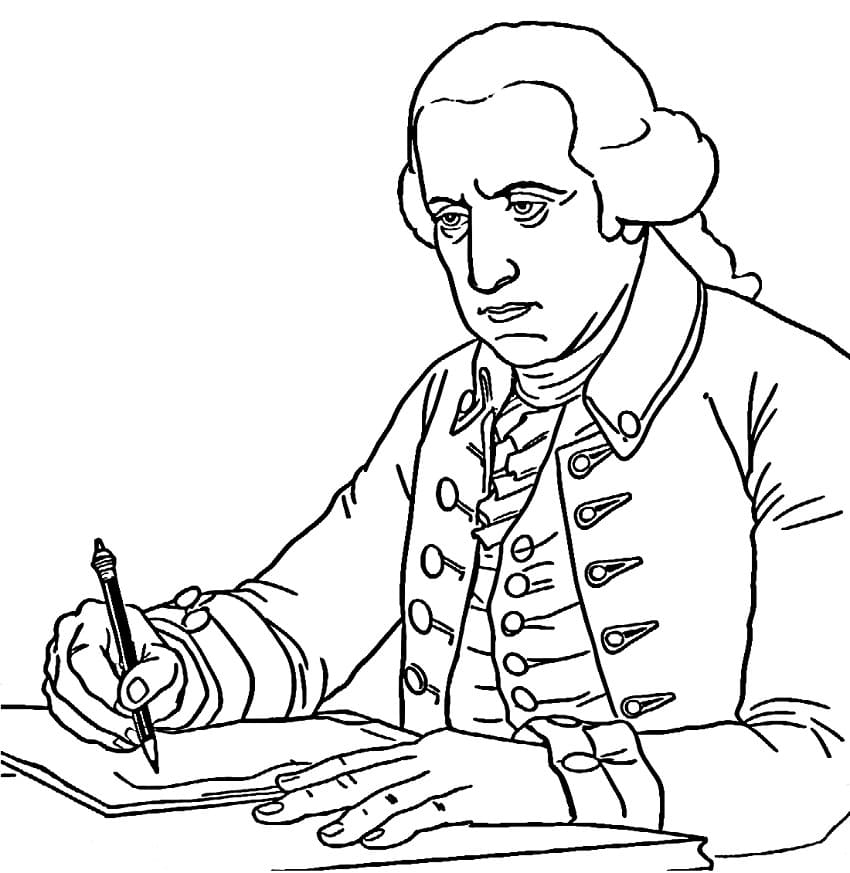 Alexander Hamilton coloring pages - ColoringLib