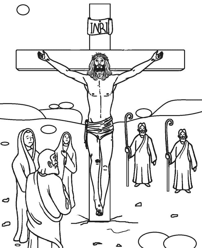 Printable Jesus Crucifixion