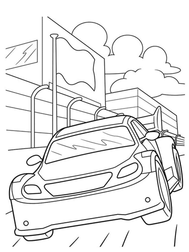 Rally Car coloring pages - ColoringLib