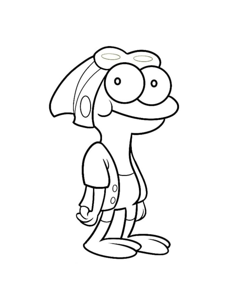 Sprig Plantar from Amphibia coloring page