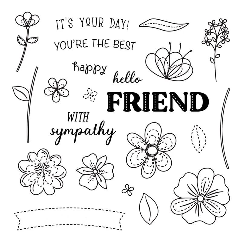 Sympathy Quote coloring page