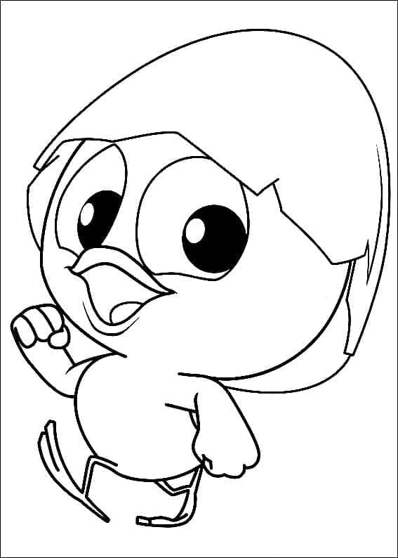 Very Cute Calimero coloring page