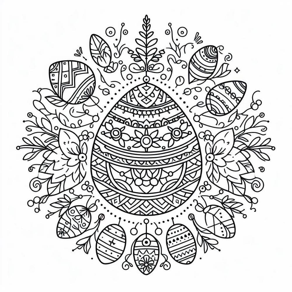 Wonderful Mandala Easter