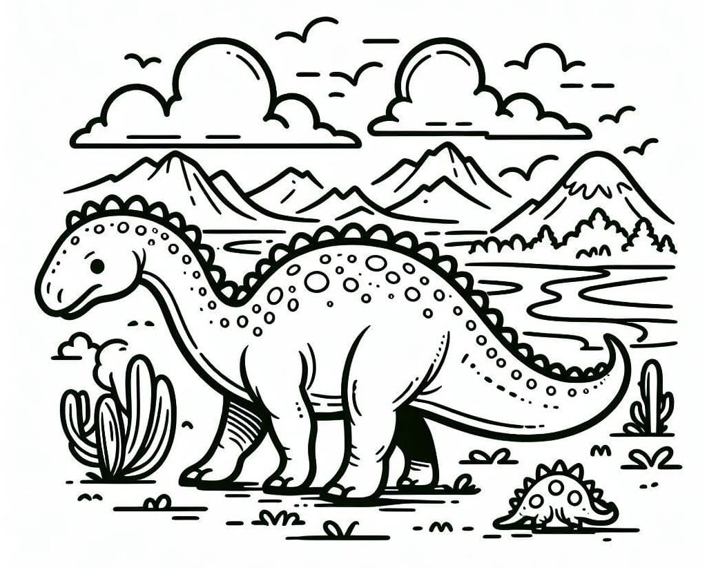 Camptosaurus Image coloring page