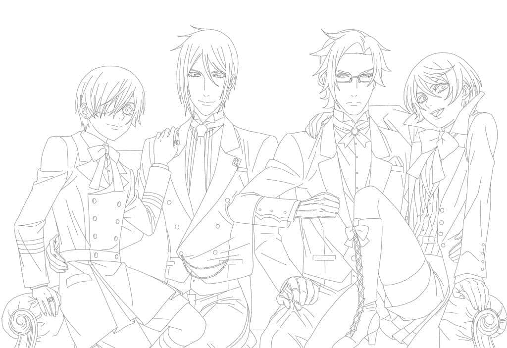 Characters from Anime Black Butler