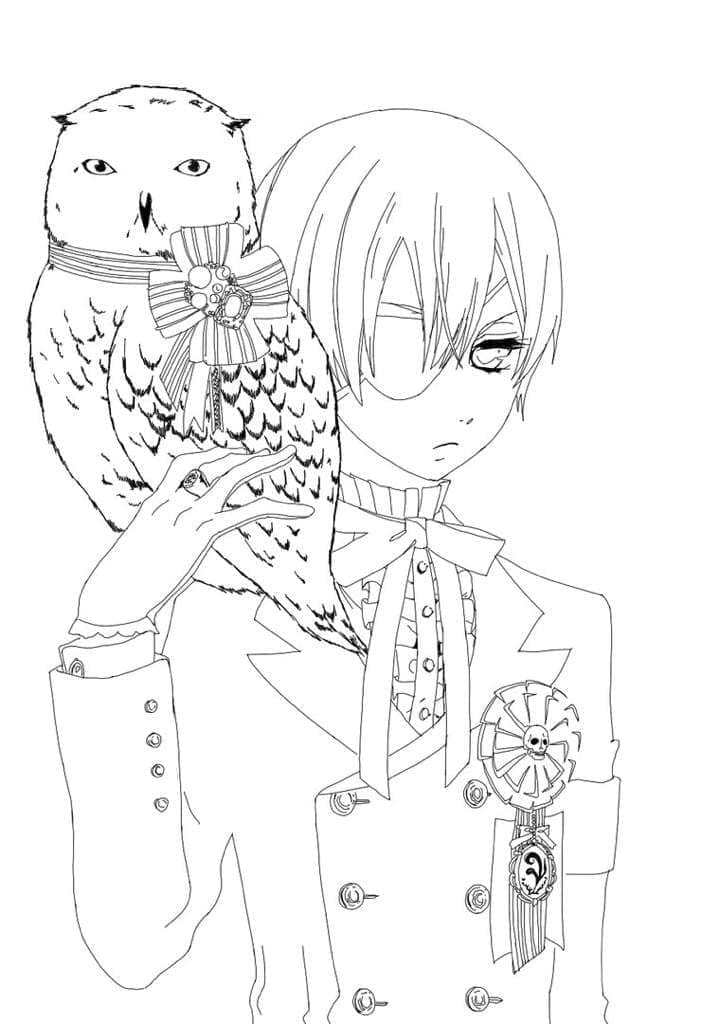 Ciel Phantomhive and Owl