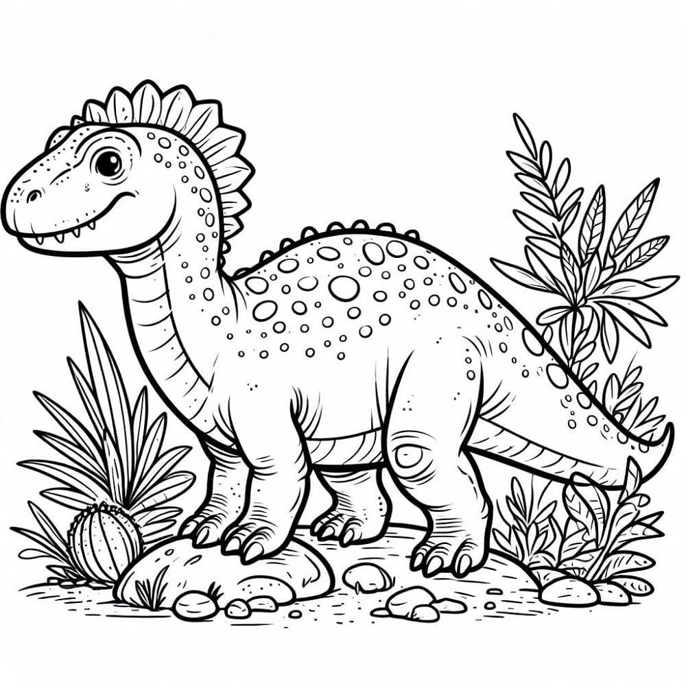 Cute Camptosaurus Dinosaur