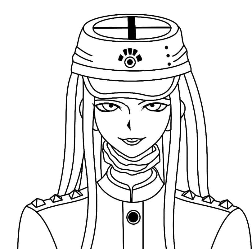 Danganronpa Korekiyo Shinguji coloring page