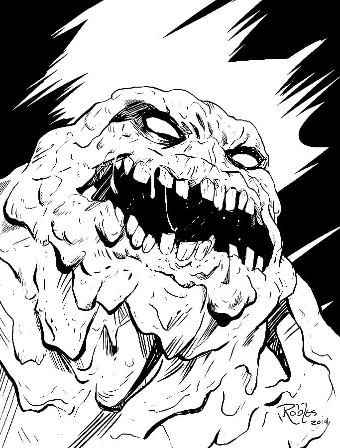 Free Drawing of Clayface