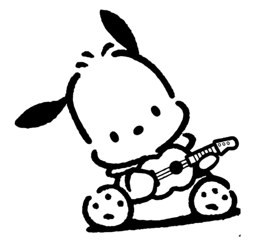 Pochacco Plays Guitar