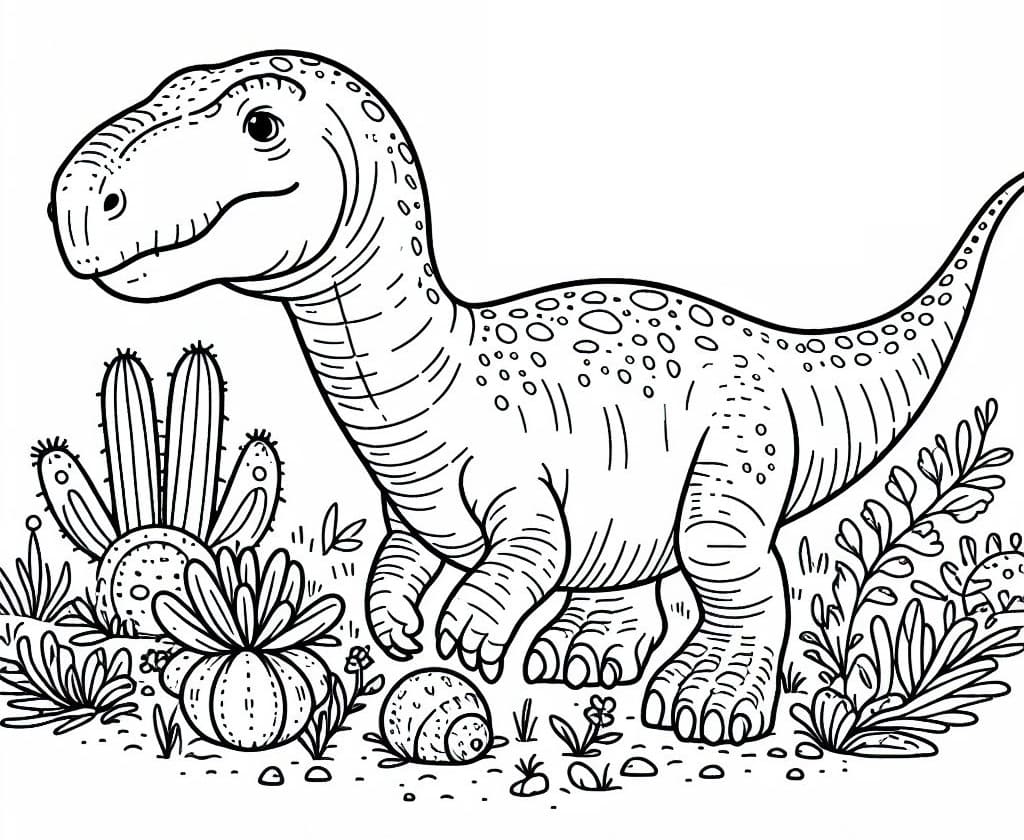 Printable Camptosaurus