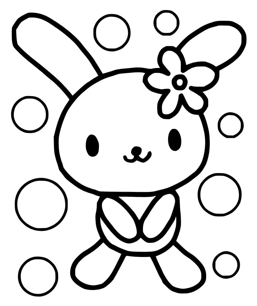 Smiling Usahana coloring page