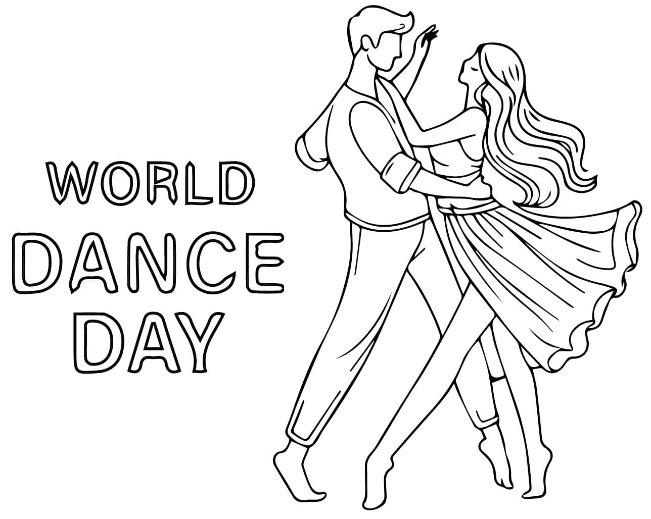 World Dance Day Printable