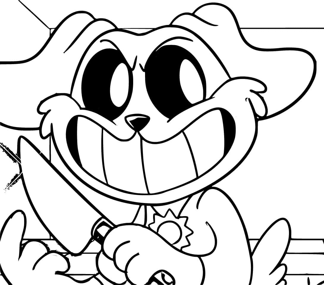 Evil DogDay coloring page