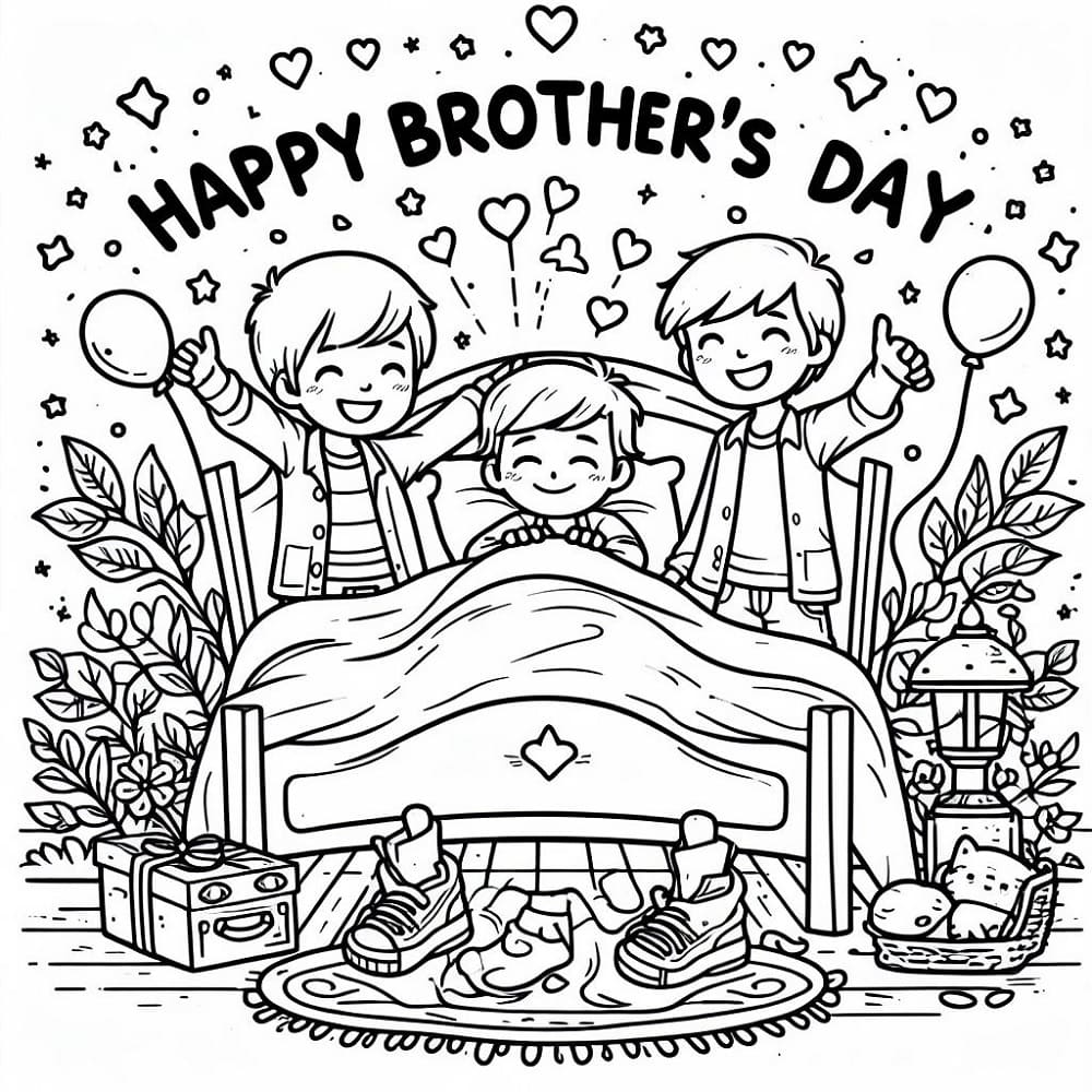 Brother’s Day coloring pages