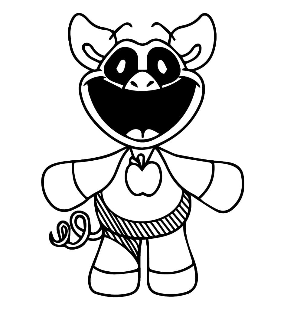 PickyPiggy from Smiling Critters coloring page