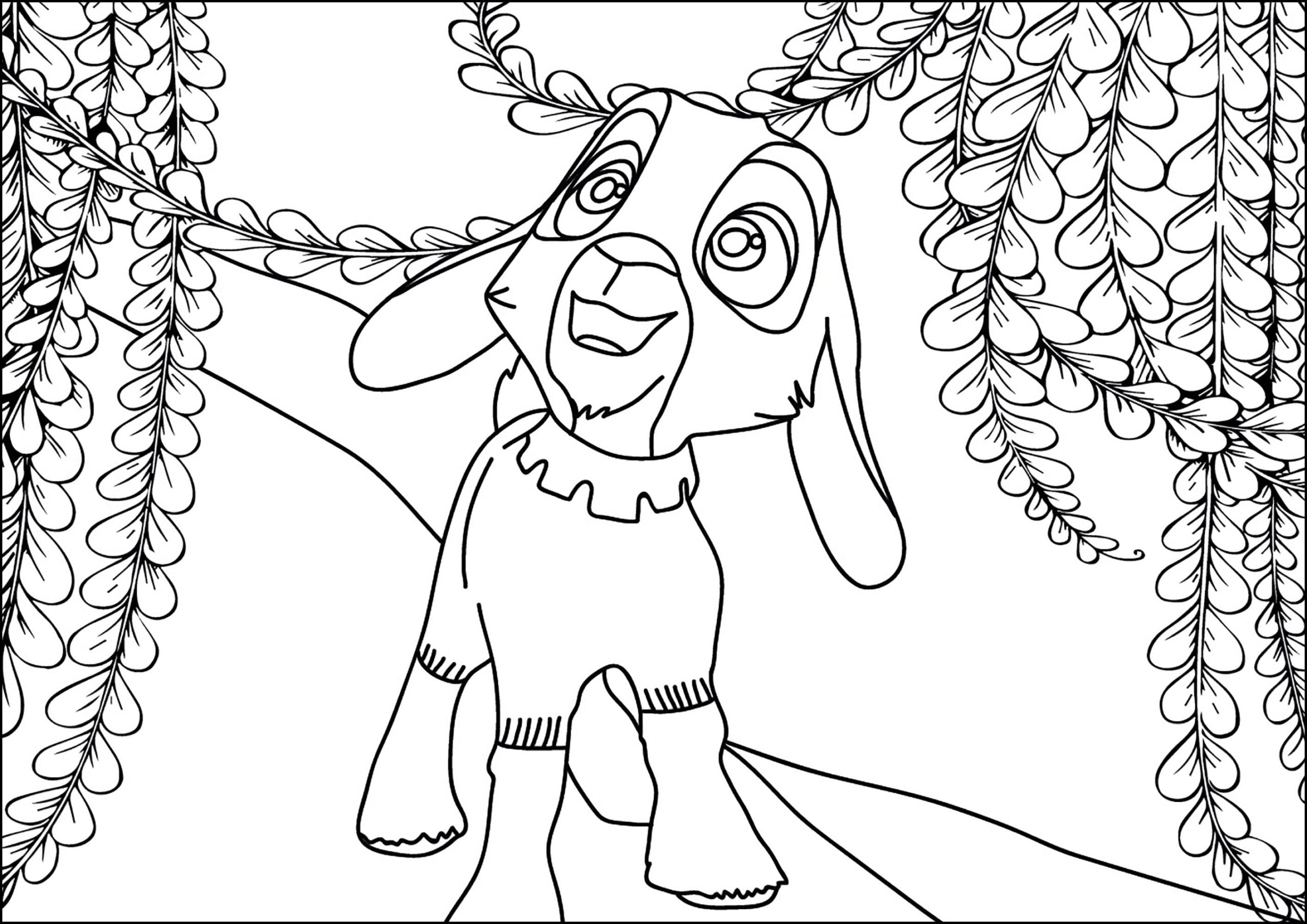 Valentino from Disney Wish coloring page