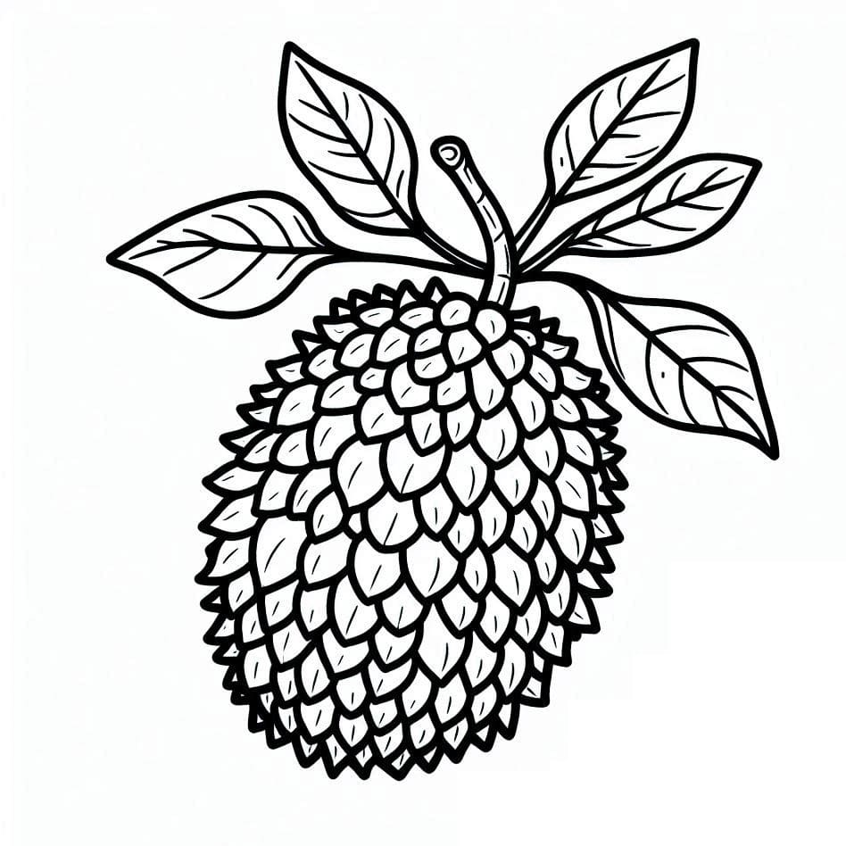 Breadfruit Free For Kids coloring page