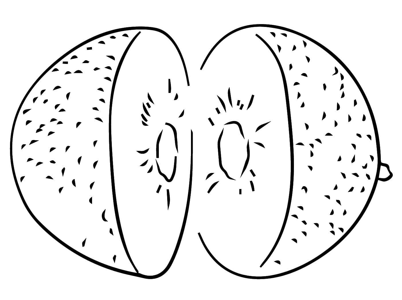 Breadfruit to Print coloring page