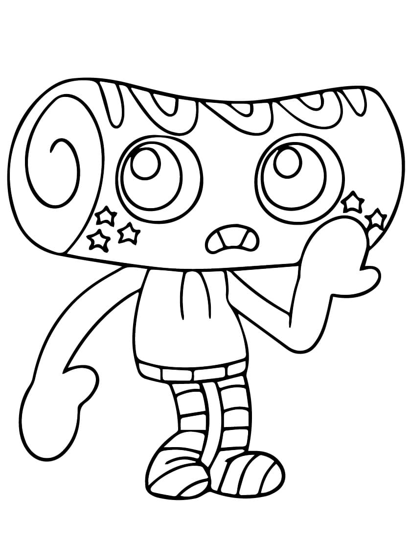 Cosmo from Dandy’s World coloring page